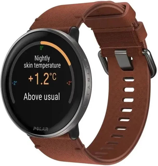 Polar Ignite 3 Sportuhr mit GPS, Herzfrequenzmessung und Schlafanalyse in Braun/Bronze, 43mm - Bild 2