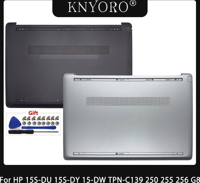 HP Laptop Untere Gehäuseabdeckung Basis Shell für 15s-du 15s-dy 15-dw TPN-C139 250 G8 255 G8 256 G8 in Schwarz Silber - Bild 1