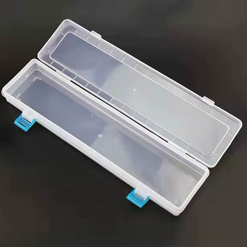 Transparente Kunststoff-Aufbewahrungsbox für Pinsel, Bleistifte und Aquarellstifte als Zeichnungs-Werkzeugbehälter - Bild 2