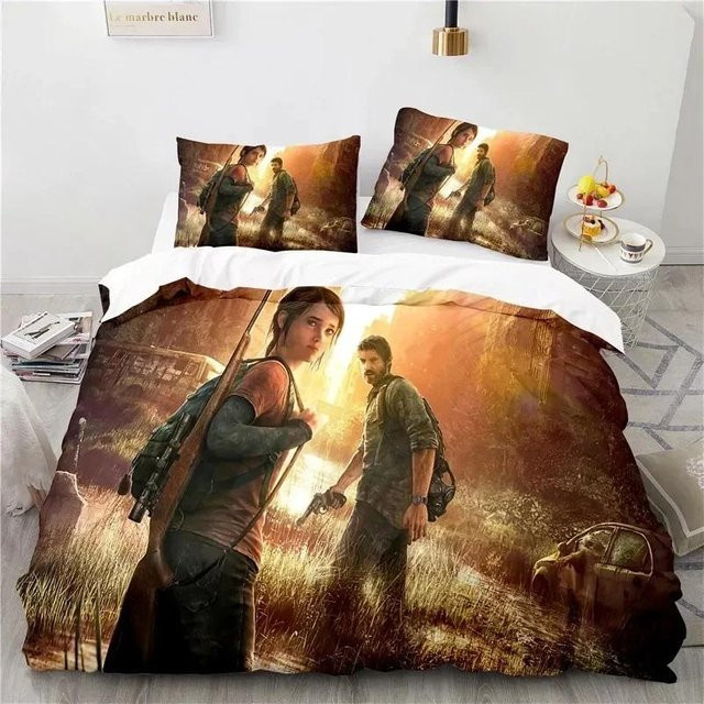Lodestar The Last of Us Bettwäsche-Set mit 3D-Druck, mehrfarbig, bestehend aus Bettbezug und Kissenbezug, B/H: 70 x 133 cm - Bild 1