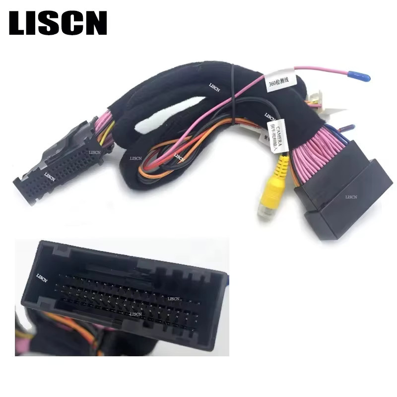 LISCN Front- und Rückfahrkamera-Adapter für Ford Kuga 2011 bis 2021, Video-Decoder für das Original-Bildschirm-Upgrade, Schwarz - Bild 3
