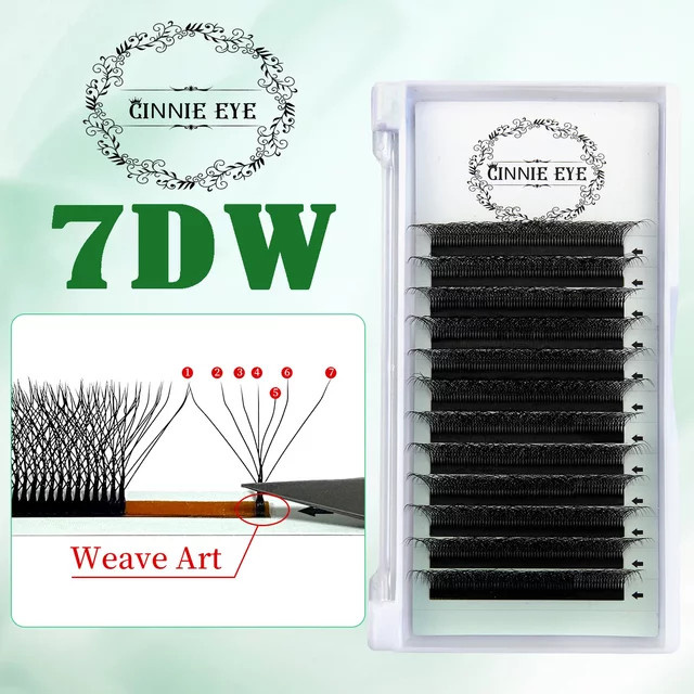 CINNIE EYE Einzelwimpern Russisches Volumen, Black, Natürlich - Bild 1