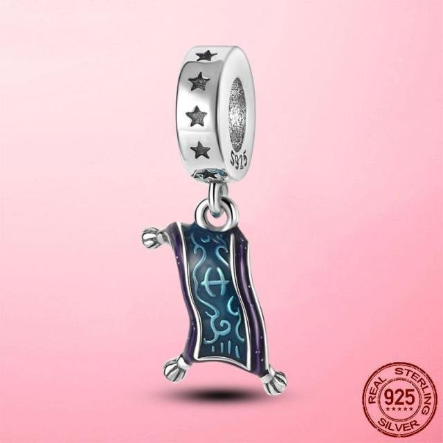 YIRAN Jewelry Anhänger 925 Silber, Hexe Schädel Teekanne, Damen - Bild 1