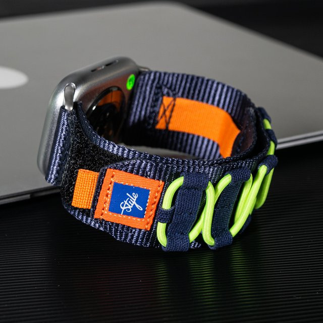 Apple Uhrenarmband Nylon, Schwarz, Unisex - Bild 1
