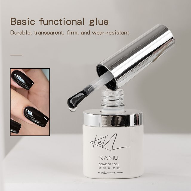 Kaniu Funktions-Nagelgel mit Basis- und Überlack, 6 ml, Glänzend - Bild 1