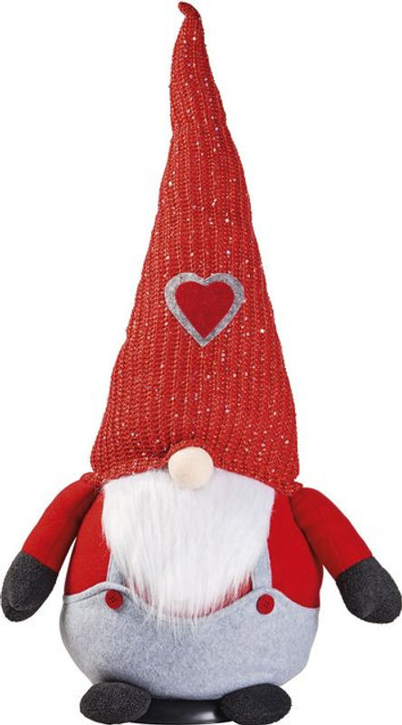 LIVARNO home Deko-Wichtelfigur XXL für Weihnachten in Rot - Bild 1
