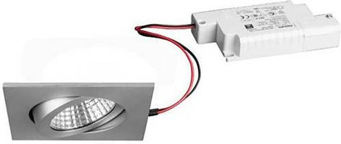 Brumberg LED-Einbauleuchte 39355253 in Weiß und Silber, dimmbar, 6W, warmweiß, IP65, quadratisch - Bild 1
