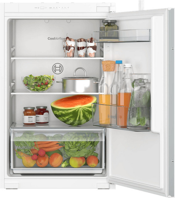 Bosch KIR21NSE0 Freistehender Kühlschrank in Weiß mit Dynamic Standard Fresh Zone und Super Cooling - Bild 1
