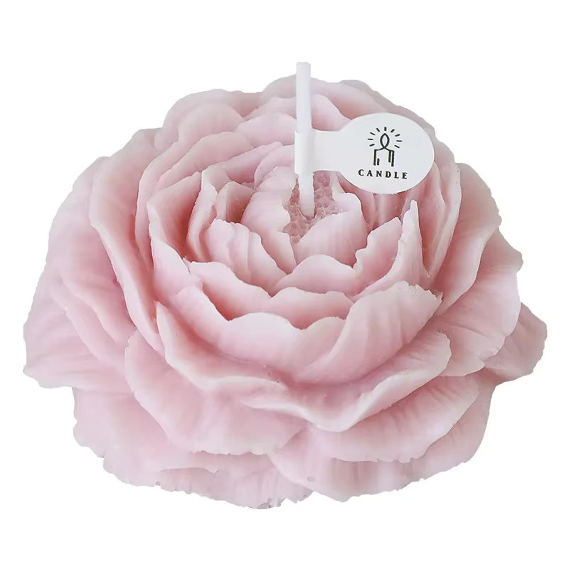 Duftkerze French Lavender in Pink als dekoratives Blumen-Ornament für Aromatherapie, ideal als Geschenk zum Lehrertag oder Geburtstag - Bild 2