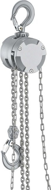 Wiltec Handkettenzug aus Aluminium in Silber mit 1t Tragmittel und 3m Hubhöhe - Bild 1