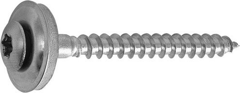 GECCO Spenglerschrauben Torx aus Edelstahl in Silber, 200 Stück, Durchmesser: 4,5 mm, Länge: 45 mm - Bild 1