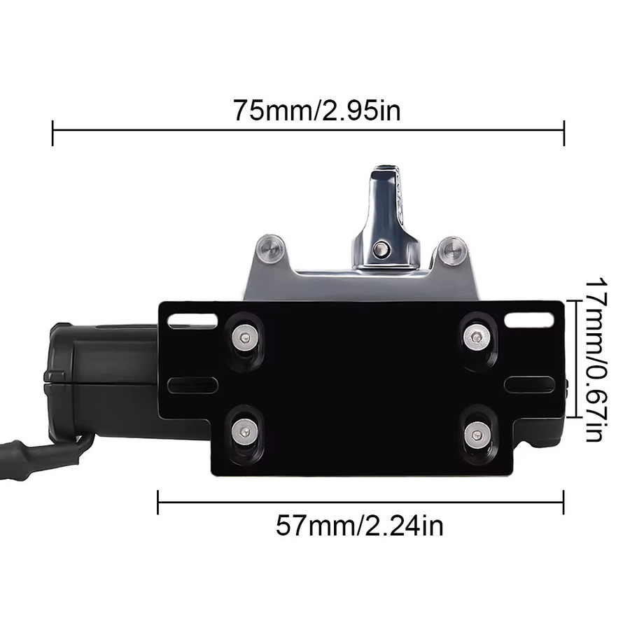 INJORA Metallwinde Drahtloses Fernbedienungssystem für 1:10 RC Crawler Car Metall - Bild 2