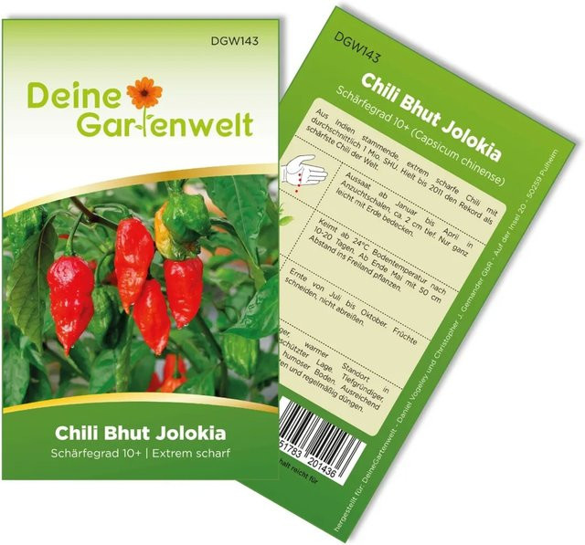 Deine Gartenwelt Chili Bhut Jolokia Red Samen - Bild 1