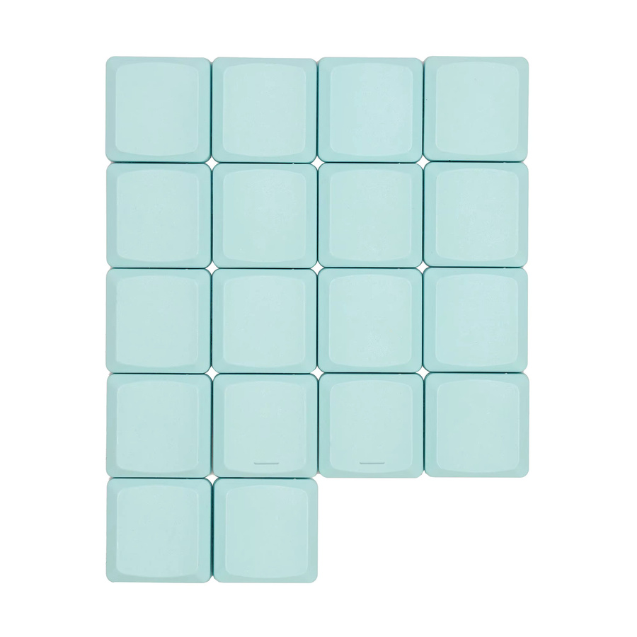 Taihao THT 1U Thins Low Profile Tastenkappen in Türkis für Kailh Choc 1350 oder MX Switches - Bild 2