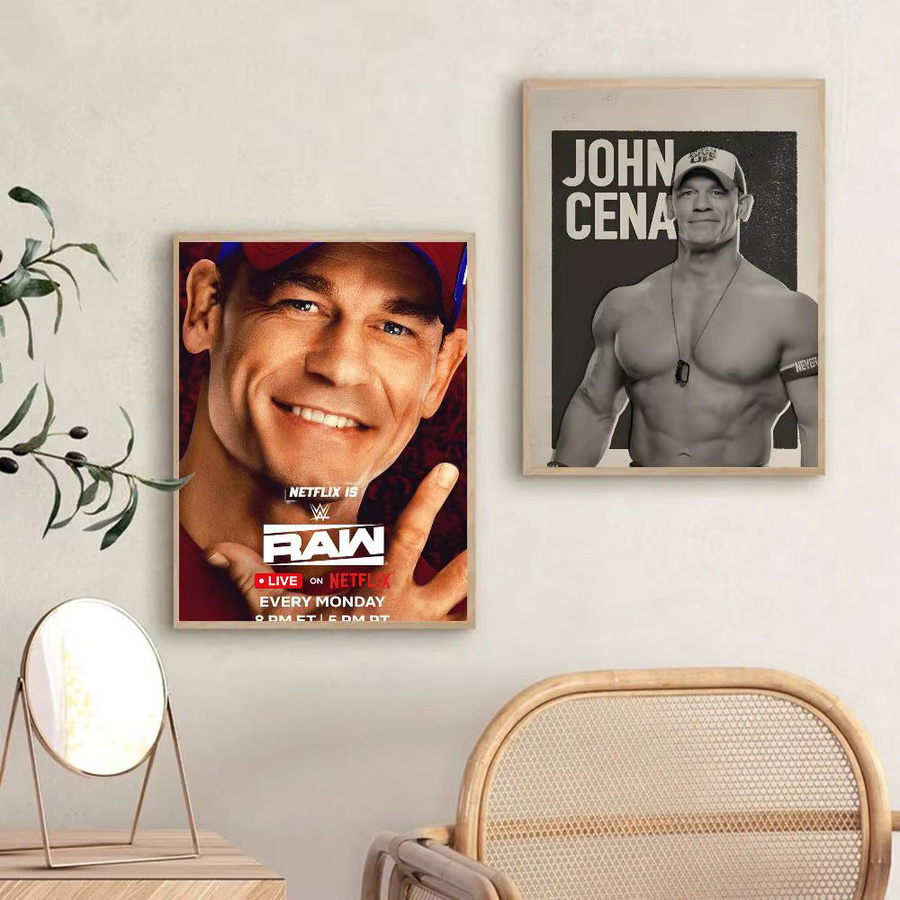 Wasserfester Wrestler J-John C-Cena Poster Aufkleber in Mehrfarbig für deine Wanddekoration - Bild 5