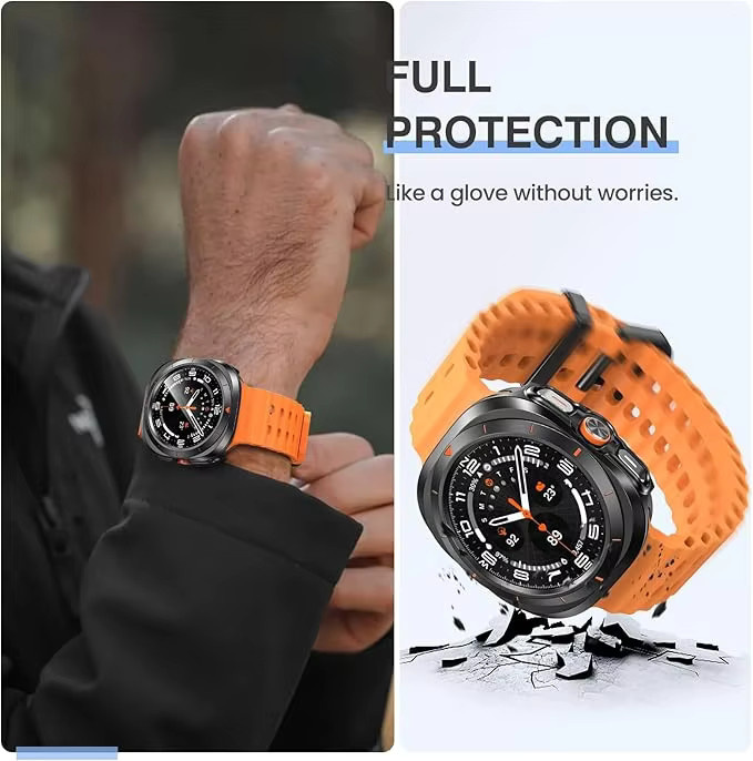 Samsung Galaxy Watch Ultra Displayschutzfolie, Silikon, Schwarz, Unisex - Bild 3