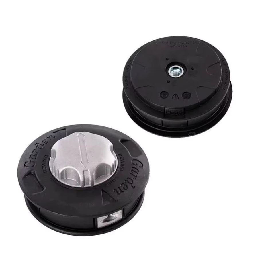 NOCCLILI Universeller M10 Aluminium-Trimmerkopf in Schwarz mit 2 Schnüren für Rasentrimmer und Freischneider - Bild 2