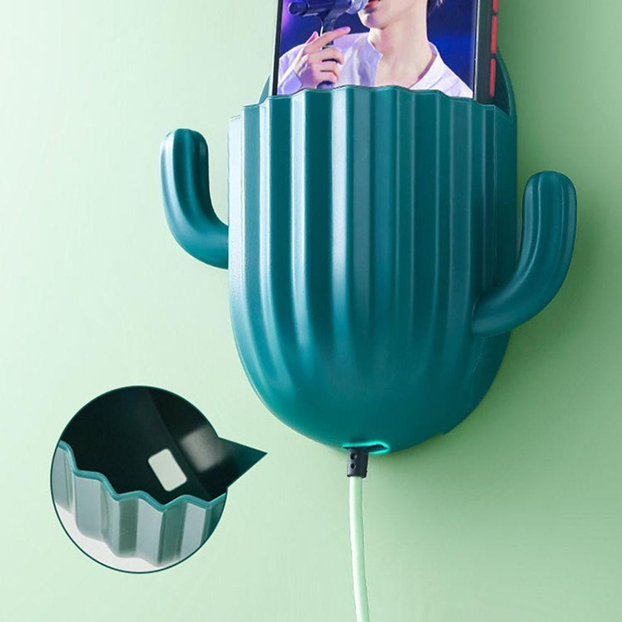 Selbstklebender Zahnbürstenhalter im Kaktus-Design von Binchi Lighting Appliances für dein Badezimmer in Pink, Grün oder Weiß - Bild 4