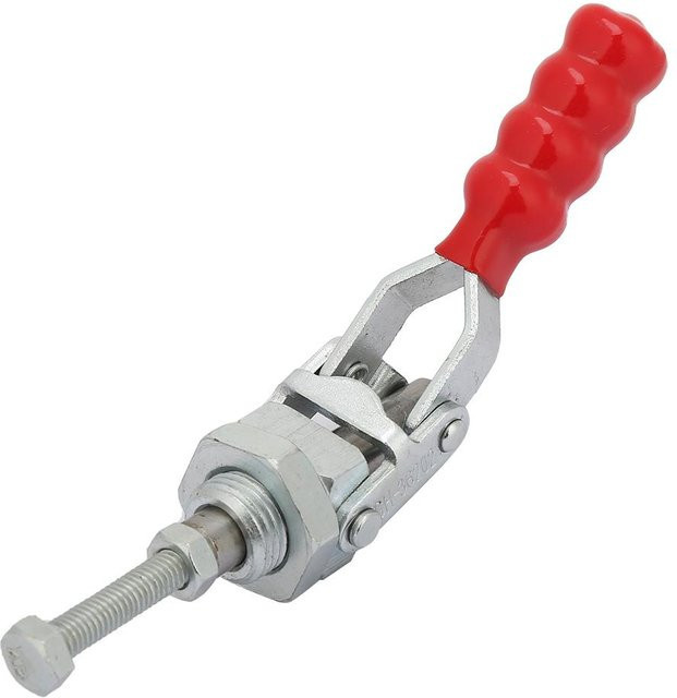 Neoglint Schnellspanner Knebelklemme aus Eisen, rot, 10mm Strecken-PushPull, 100kg Klemmkraft - Bild 1