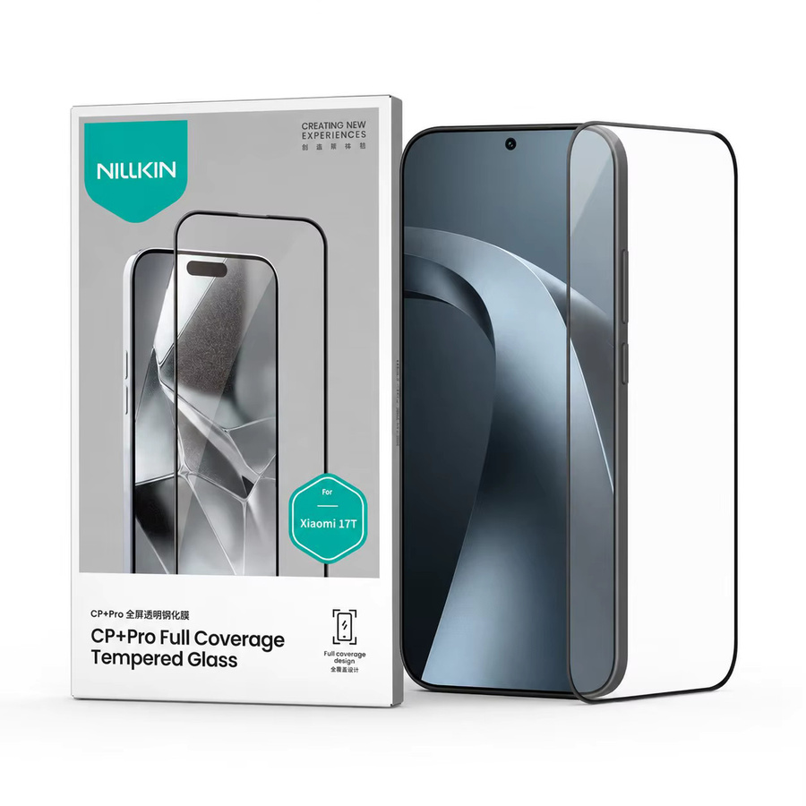 Nillkin CP+Pro Displayschutzfolie aus gehärtetem Glas für Xiaomi 17T und Xiaomi 17T Pro, transparent - Bild 2