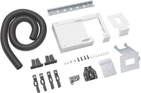 Hager UC11BT23 Bausatz Universal für Türverdrahtungsschlauch mit Nennweite 23mm in Weiß - Bild 1