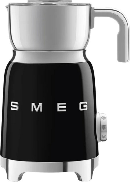 Smeg Milchaufschäumer MFF11BLEU Schwarz mit Cocoa-Funktion - Bild 1