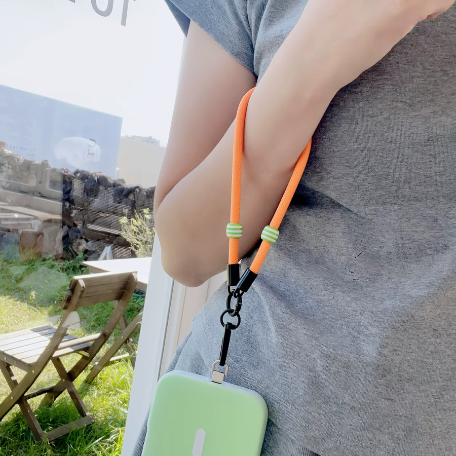 ZHANZHI 360 Grad rotierendes Handy-Lanyard als modisches Handgelenk-Lanyard aus Metall mit Anti-Verlust-Funktion für dein Smartphone - Bild 2