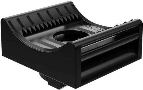 Hebotec KBS-C11 Klettbandsockel in Schwarz, 10 Stück - Bild 1