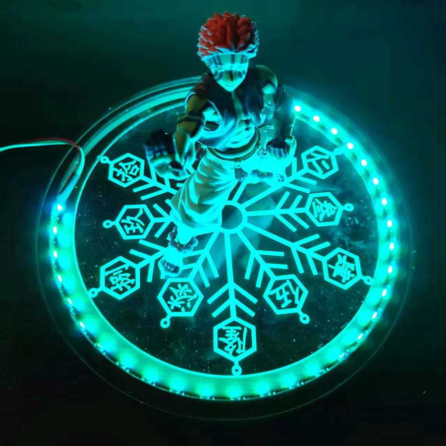 Bandai Kimetsu no Yaiba Akaza Kompass Nadel, Actionfiguren Modell Figur, LED Lampe, DIY Modell - Bild 3