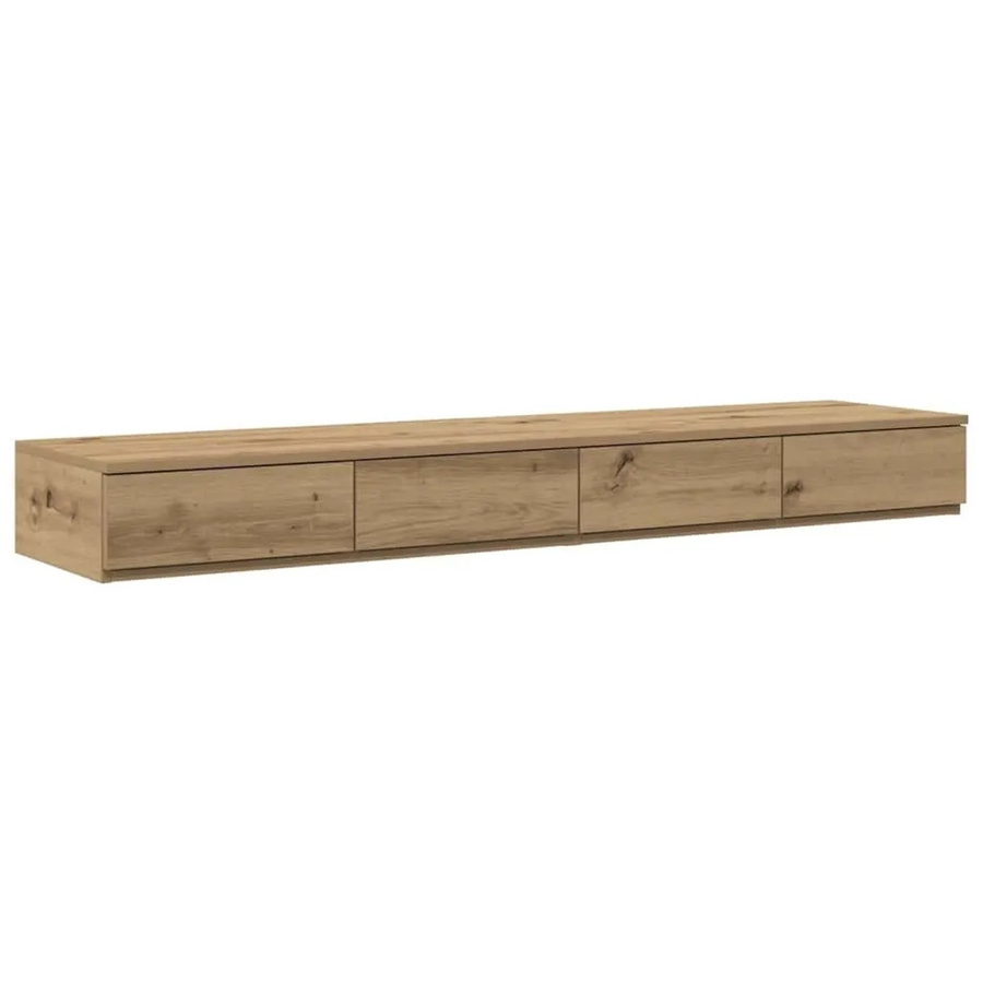 vidaXL Bettschubladen Artisan-Eiche in Braun, B/T/H: 150 x 36,5 x 16,5 cm - Bild 2