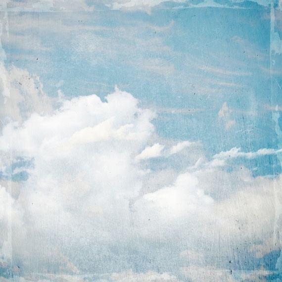 Rebel Walls Mural Cloud Puff abstrakte Tapete in Blau aus Papier - Bild 1