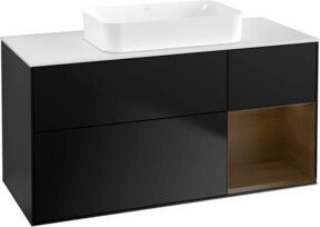 V&B Waschtischunterschrank Finion in Blau Lacquer, B/T: 120 x 60 cm - Bild 1