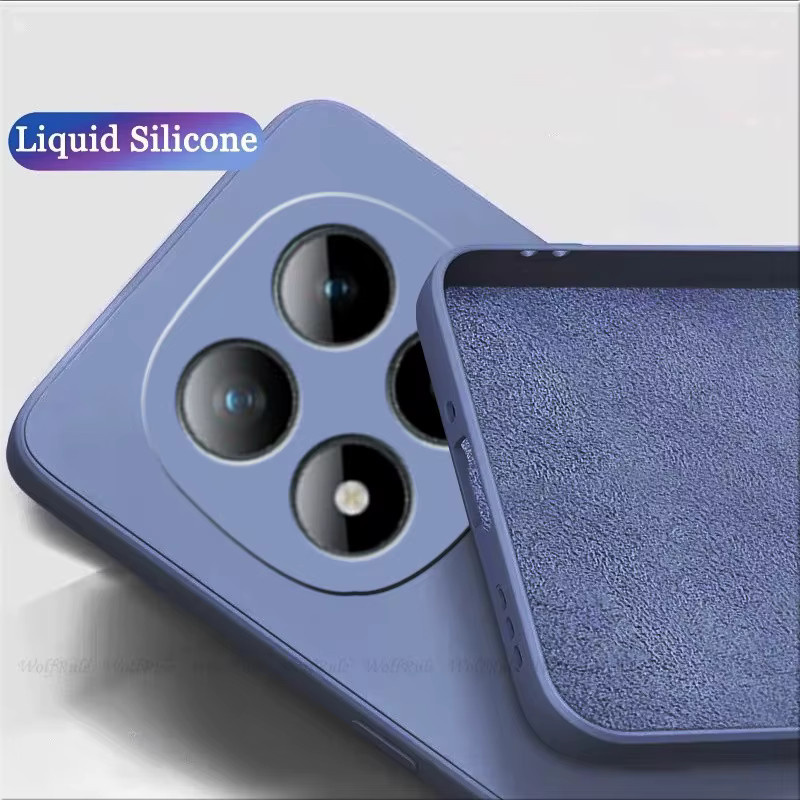 Xiaomi Silikon Schutzhülle für Redmi Note 15 Pro, Redmi Note 15 Pro Plus und Redmi Note 15, weiches TPU Case in Grau oder Blau - Bild 2