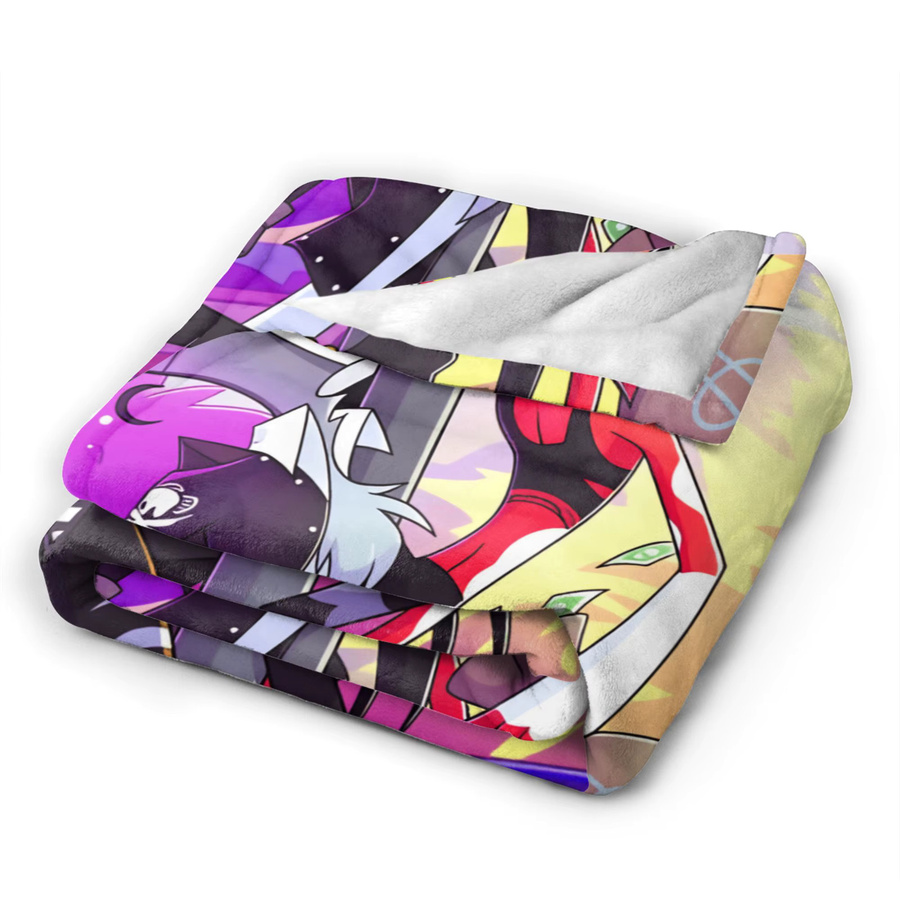 Helluva Boss Flanell Tagesdecke Stolas x Blitz Motiv in Multicolour - Bild 2