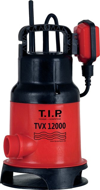 T.I.P. TVX 12000 Schmutzwassertauchpumpe mit 10800 l/h Förderleistung und 6m Förderhöhe - Bild 1