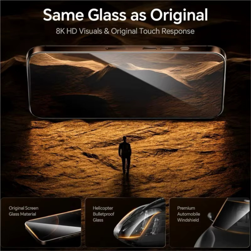 Xiaomi 17T Pro Displayschutzglas mit staubdichter Kammer, gehärtetes Glas, transparent - Bild 5