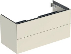 Geberit Waschtischunterschrank One in Sand-Grau mit 2 Schubladen, B/T/H: 103,6 x 50,4 x 47 cm - Bild 1