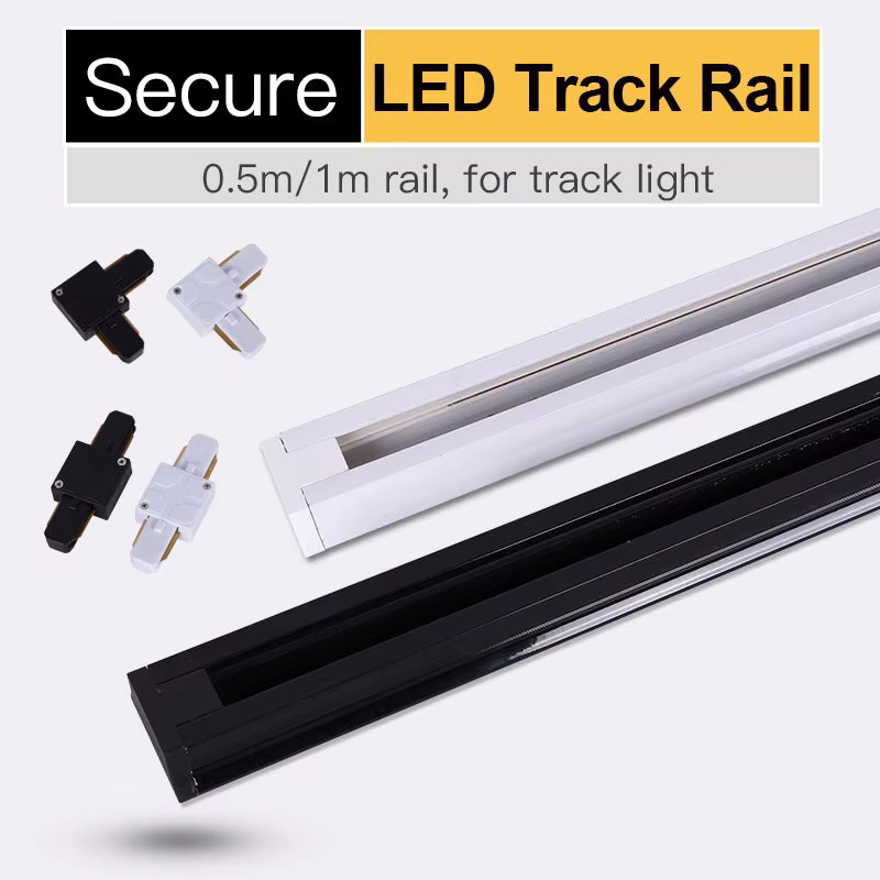 CHENBEN LED Deckenleuchte Set mit magnetischem Schienensystem und integrierten LED-Strahler, ultra dünne Oberflächenmontage, 50 mm - Bild 2