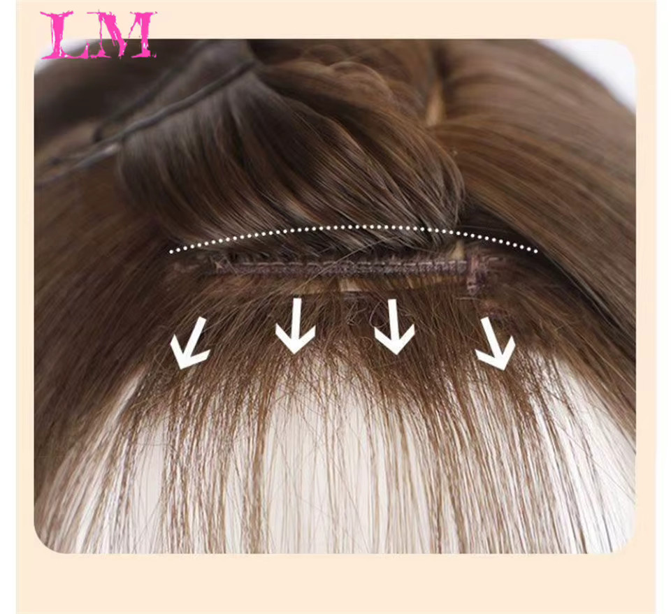 LM Synthetische Spitze Perücke, Ombre Blonde Braun, Damen - Bild 2