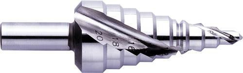 Exact HSS Stufenbohrer in Silber mit 3-Flächenschaft und einer Gesamtlänge von 76 mm - Bild 1