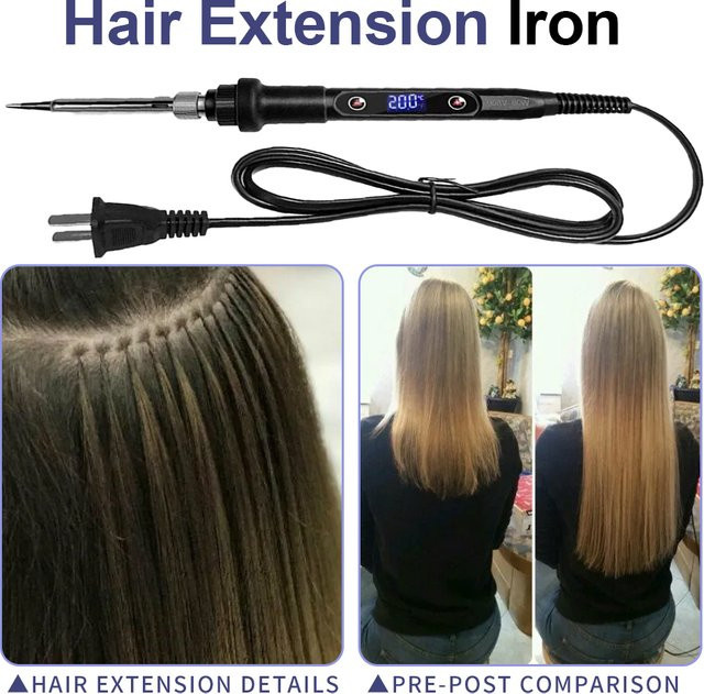 Wikytina Digitales Bonding-Eisen für Mini-Keratin-Haarspitzen, Unisex - Bild 1