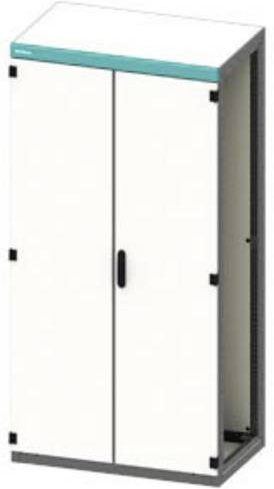 Siemens Schaltschrank aus Stahl in Grau B/T/H: 90 x 180 x 100 cm - Bild 1