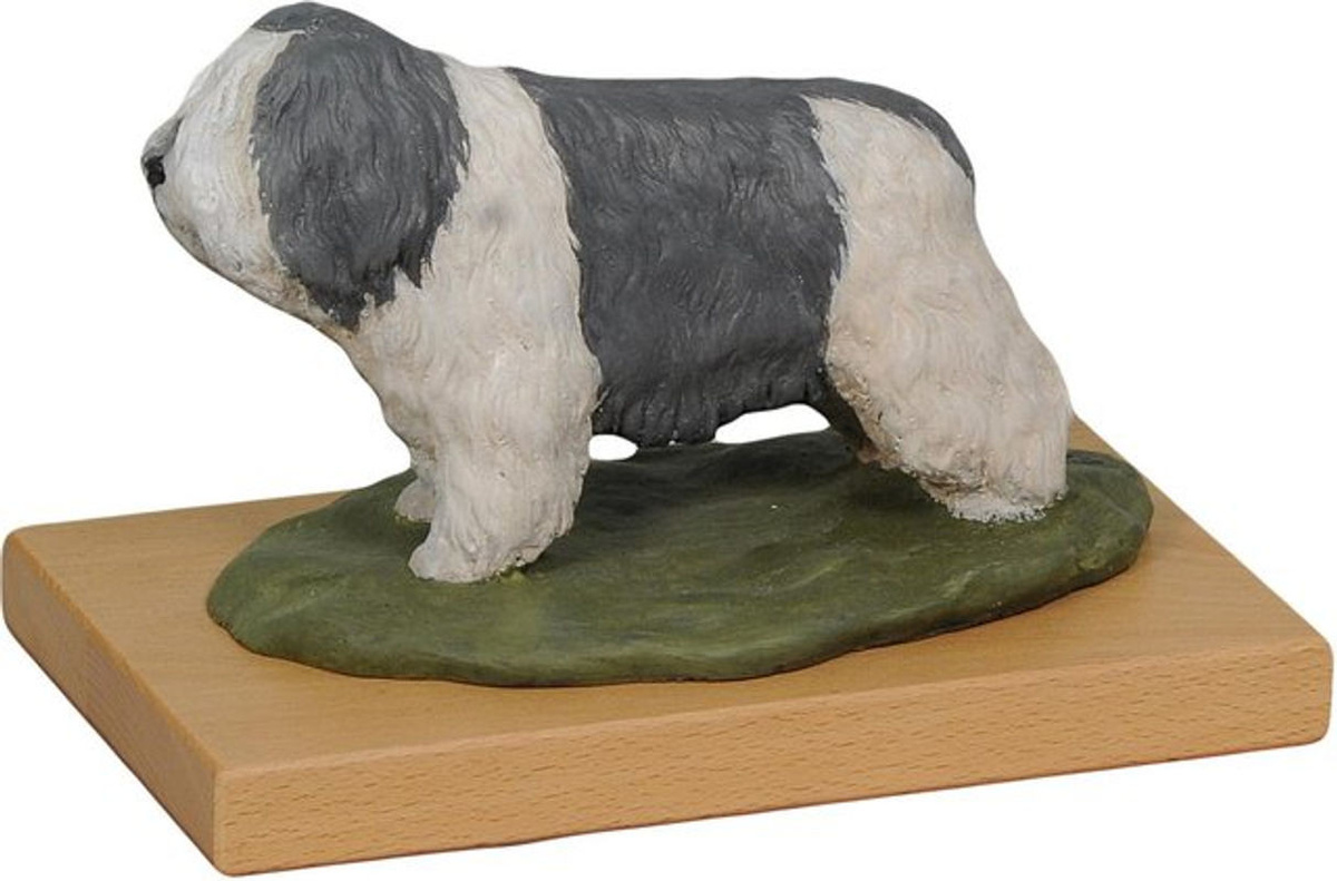 Bemalte Figur Polnischer Tiefland-Schäferhund PON von Art-Dog in Braun und Mehrfarbig aus Kunstharz - Bild 1
