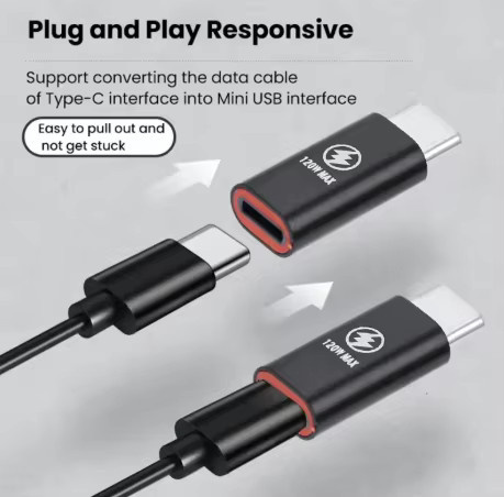 USB-C-Adapter iOS-Buchse auf USB-C-Stecker in Silber für Schnellladung und Datenübertragung von iPhone, Samsung und Tablets - Bild 2