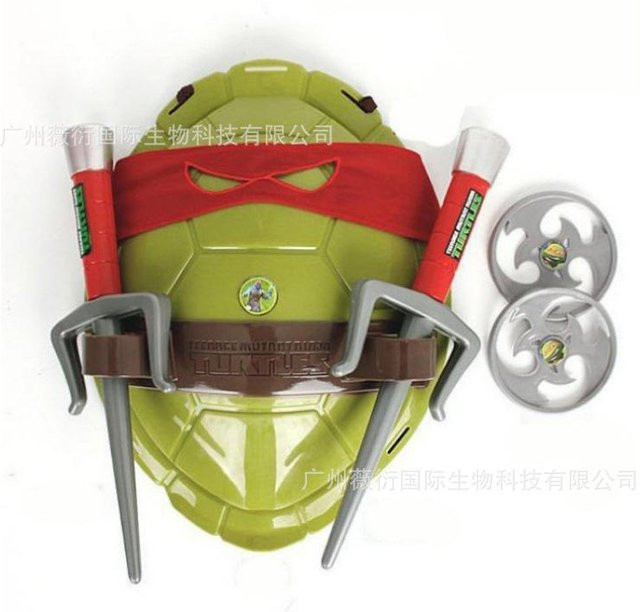 TinyJoy Ninja Turtle Waffen Set, Superheld Cosplay Kostüm, Kunststoffmaterial - Bild 1