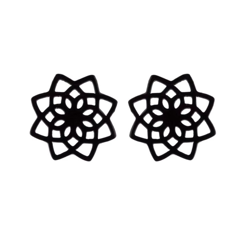 Ohrringe Blumen, Edelstahl, Damen - Bild 3