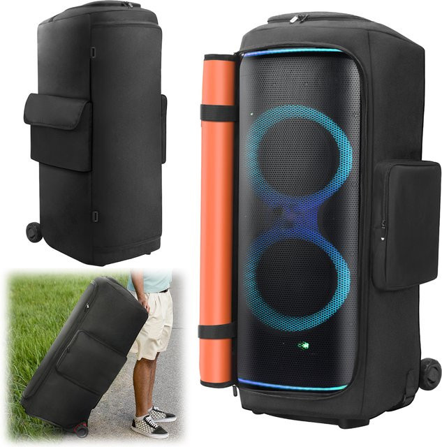 JBL Partybox 720 Staubschutz mit Mikrofontasche und Reißverschluss, schwarze Aufbewahrungstasche für Outdoor-Reisen - Bild 1