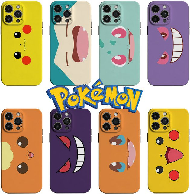 Anime Handyhülle mit Psyduck Motiv für Samsung Galaxy S20 S21 S22 S23 S24 S25 S26 FE Plus Note20 Ultra mit glänzender Folie - Bild 1