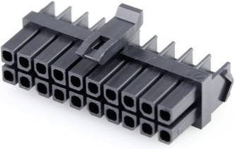 Molex Buchsengehäuse-Kabel 1729522001 in Schwarz aus Kunststoff - Bild 1