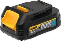 DeWalt Powerstack Akku DCBP034G, 18V, 1,7Ah, Schwarz - Bild 1